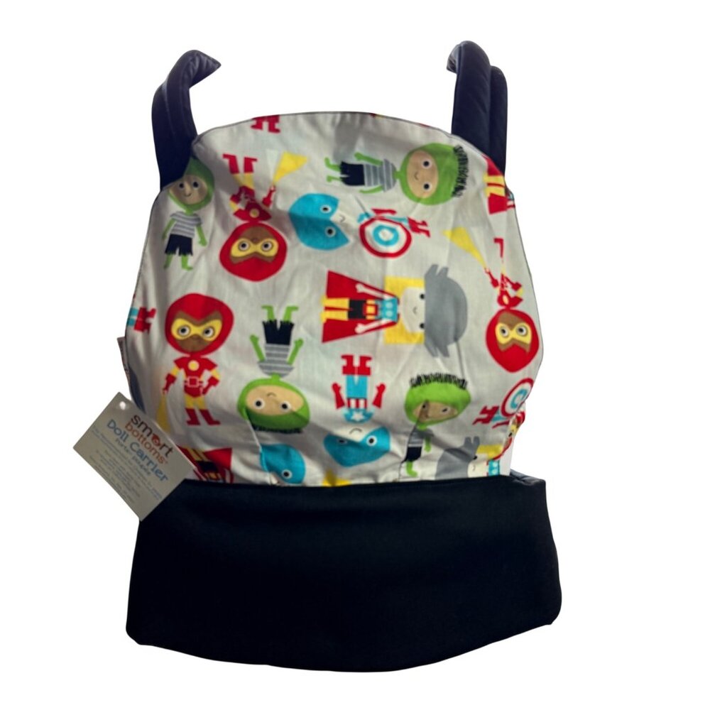 Rare NWT Smart Bottoms "Never Alone" Superhero Doll Carrier - Deadstock Retired